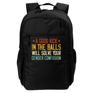 A Good Kick In The Balls Will Solve Your Gender Confusion Daily Commute Backpack