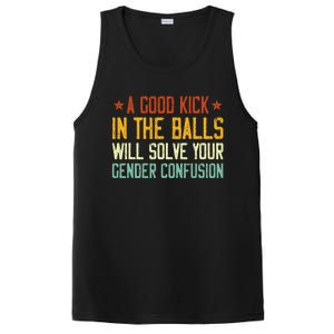 A Good Kick In The Balls Will Solve Your Gender Confusion PosiCharge Competitor Tank