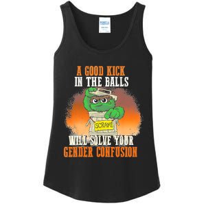 A Good Kick In The Balls Will Solve Your Gender Confusion Ladies Essential Tank