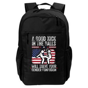 A Good Kick In The Balls Will Solve Your Gender Confusion Daily Commute Backpack