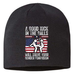 A Good Kick In The Balls Will Solve Your Gender Confusion Sustainable Beanie