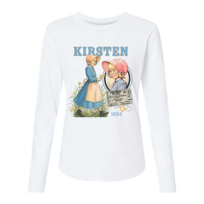 American Girl Kirsten Larson 1854 Womens Cotton Relaxed Long Sleeve T-Shirt