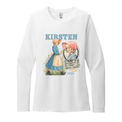 American Girl Kirsten Larson 1854 Womens CVC Long Sleeve Shirt