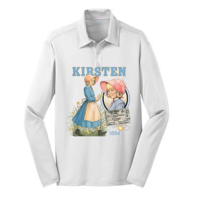 American Girl Kirsten Larson 1854 Silk Touch Performance Long Sleeve Polo