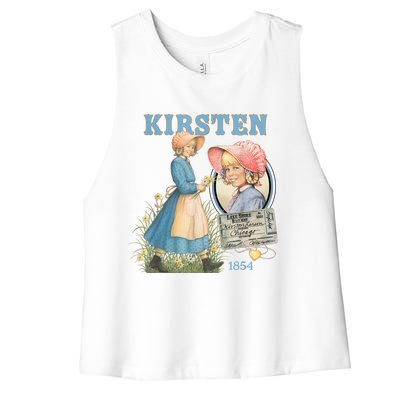 American Girl Kirsten Larson 1854 Women's Racerback Cropped Tank