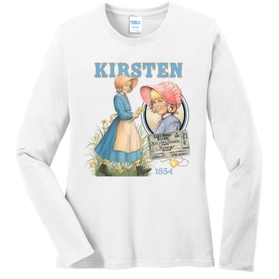 American Girl Kirsten Larson 1854 Ladies Long Sleeve Shirt