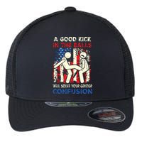 A Good Kick In The Balls Will Solve Your Gender Confusion Flexfit Unipanel Trucker Cap