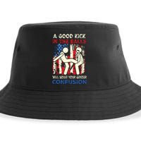 A Good Kick In The Balls Will Solve Your Gender Confusion Sustainable Bucket Hat