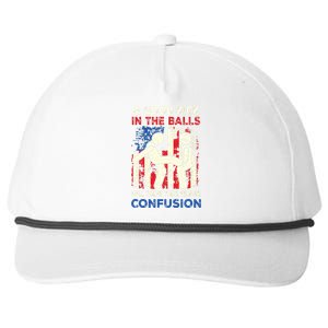 A Good Kick In The Balls Will Solve Your Gender Confusion Snapback Five-Panel Rope Hat