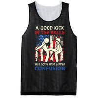 A Good Kick In The Balls Will Solve Your Gender Confusion Mesh Reversible Basketball Jersey Tank