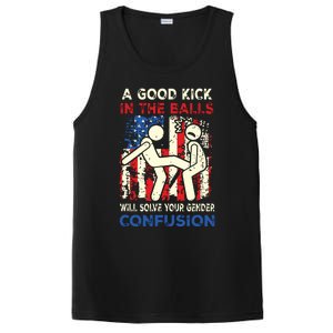 A Good Kick In The Balls Will Solve Your Gender Confusion PosiCharge Competitor Tank