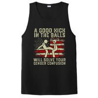 A Good Kick In The Balls Will Solve Your Gender Confusion PosiCharge Competitor Tank