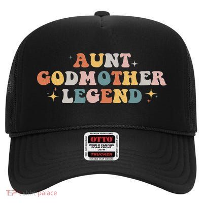 Aunt Godmother Legend High Crown Mesh Back Trucker Hat