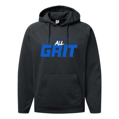 All Grit Lion Performance Fleece Hoodie