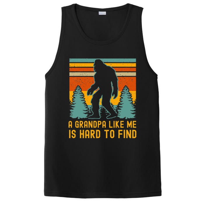 A Grandpa Like Me Is Hard To Find Bigfoot Grandpa PosiCharge Competitor Tank