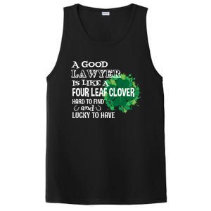 A Good Lawyer Is Like A Four Leaf Clover St Patricks Day Great Gift PosiCharge Competitor Tank