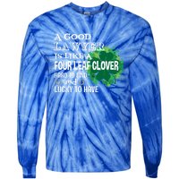 A Good Lawyer Is Like A Four Leaf Clover St Patricks Day Great Gift Tie-Dye Long Sleeve Shirt