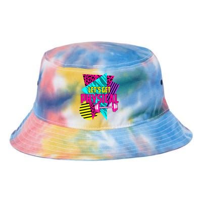 Awesome Gym Let's Get Physical Workout Gym Lovers Gift Tie Dye Newport Bucket Hat