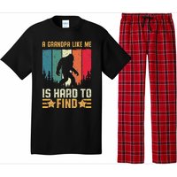 A Grandpa Like Me Is Hard To Find Sasquatch Bigfoot Pajama Set