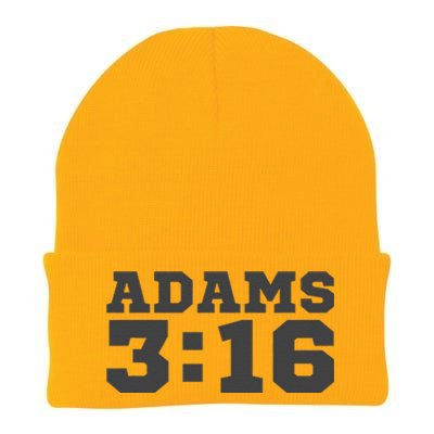 Adams316 Grey Logo Coach Gang Wear Black Graphic Knit Cap Winter Beanie