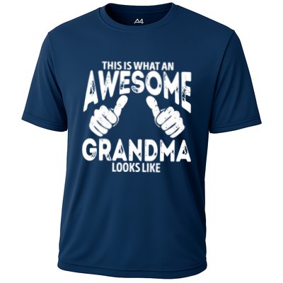 Awesome Grandma Looks Like Performance Shirt