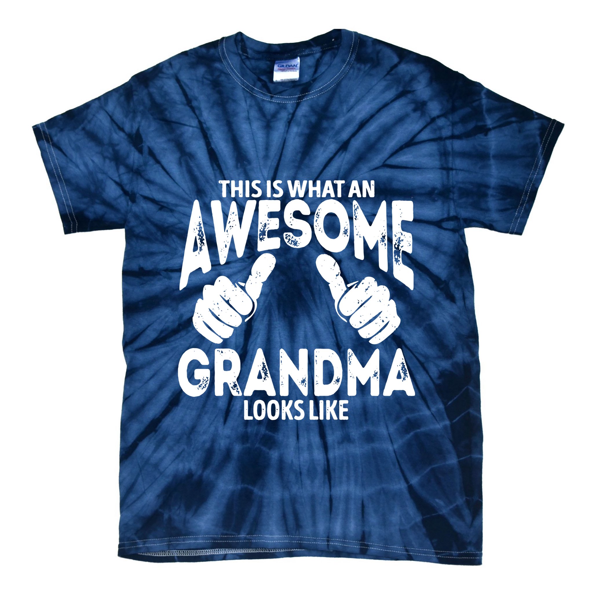 Awesome Grandma Looks Like Tie-Dye T-Shirt