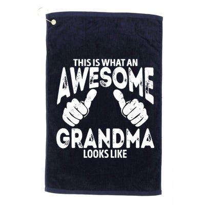 Awesome Grandma Looks Like Golf Towel