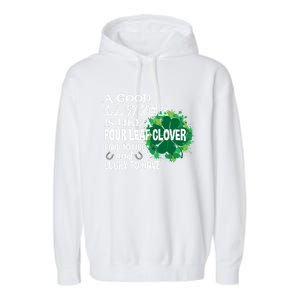 A Good Lawyer Is Like A Four Leaf Clover St Patricks Day Gift Garment-Dyed Fleece Hoodie