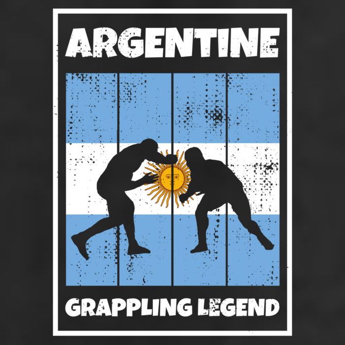 Argentine Grappling Legend With Flag For Argentina Grappling Funny Gift Cool Comfort Performance Bucket Hat