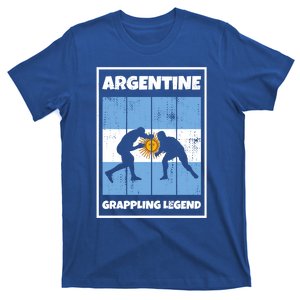 Argentine Grappling Legend With Flag For Argentina Grappling Funny Gift T-Shirt