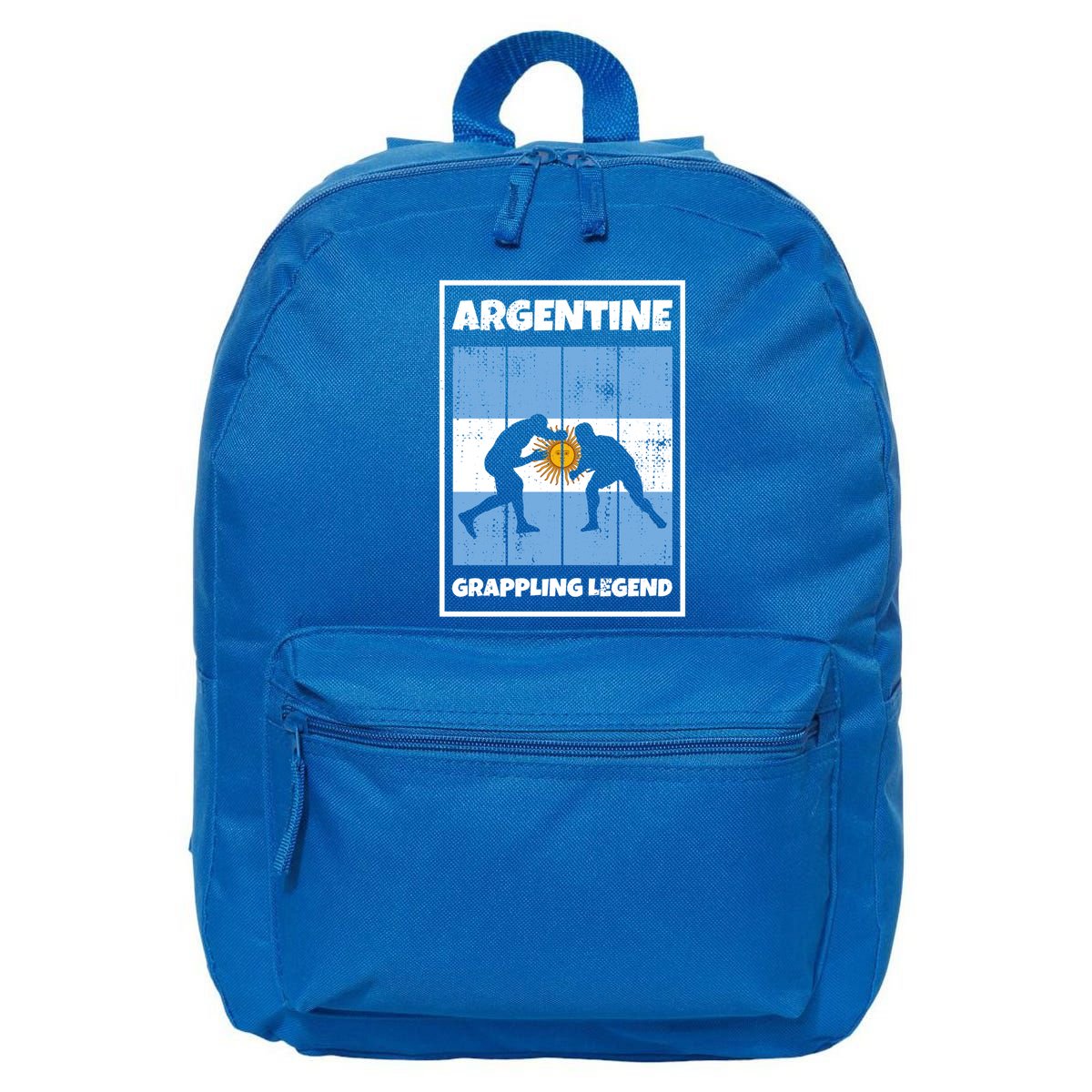 Argentine Grappling Legend With Flag For Argentina Grappling Funny Gift 16 in Basic Backpack