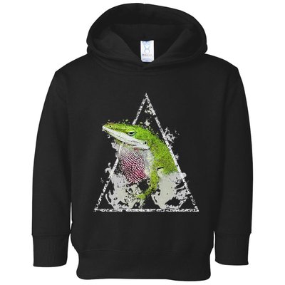 Anole Green Lizard Pet Anoles Reptile Smoke Toddler Hoodie