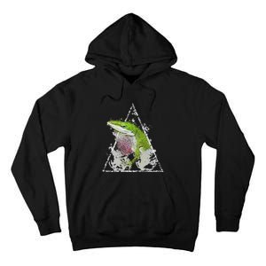 Anole Green Lizard Pet Anoles Reptile Smoke Tall Hoodie