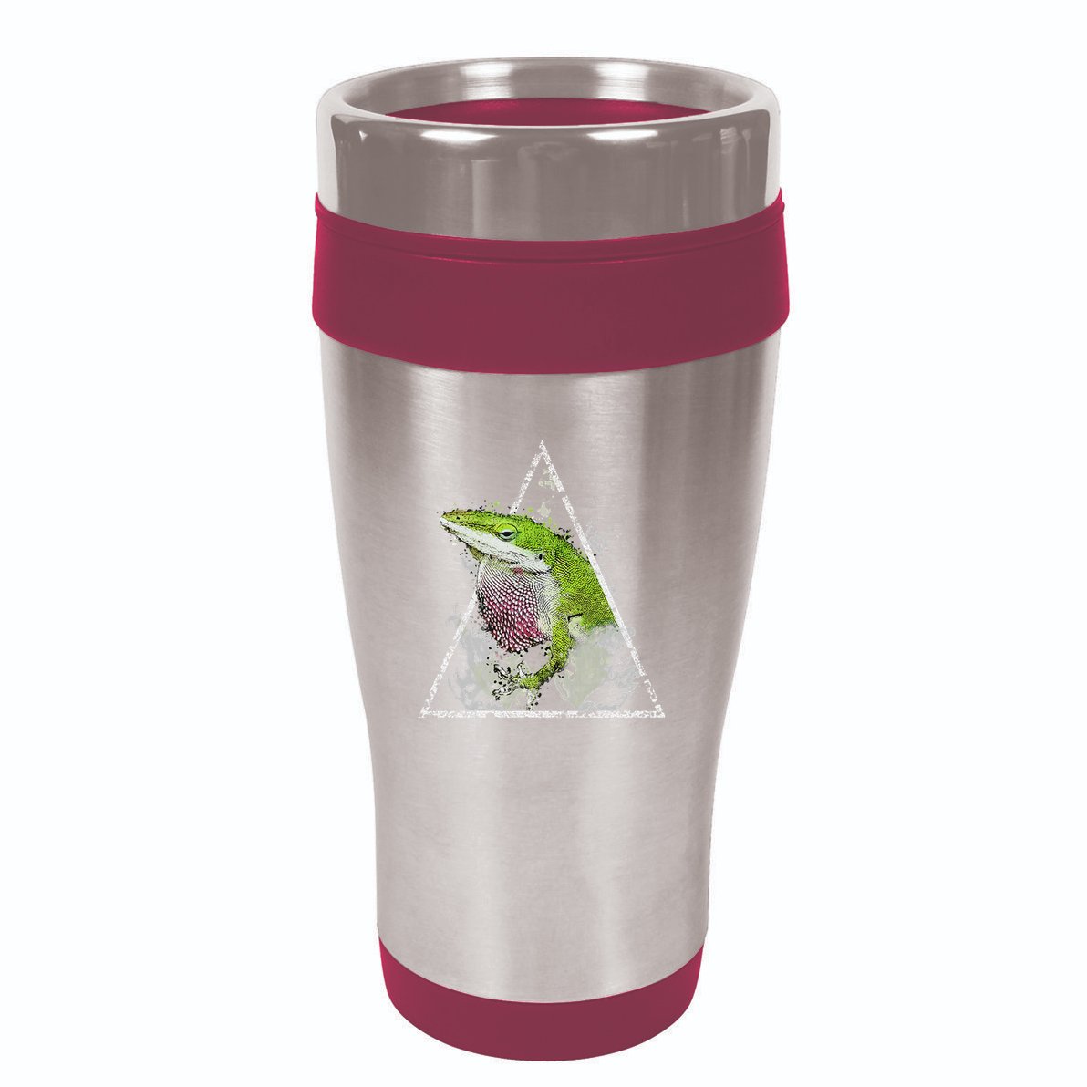 Anole Green Lizard Pet Anoles Reptile Smoke 16oz Travel Tumbler