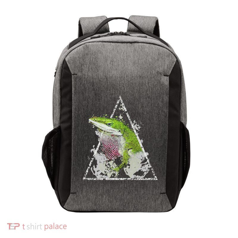 Anole Green Lizard Pet Anoles Reptile Smoke Vector Backpack