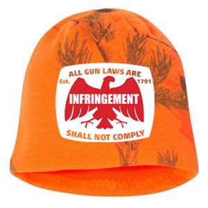 All Gun Laws Are Infringement Shall Not Comply Est 1971 Kati - Camo Knit Beanie