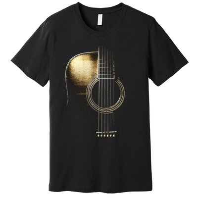 Acoustic Guitar Lite (Please See Description) Premium T-Shirt