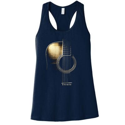 Acoustic Guitar Lite (Please See Description) Women's Racerback Tank