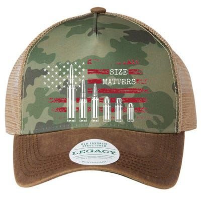 Ammo & Gun Lover  Size Matters Bullets & Caliber Legacy Tie Dye Trucker Hat