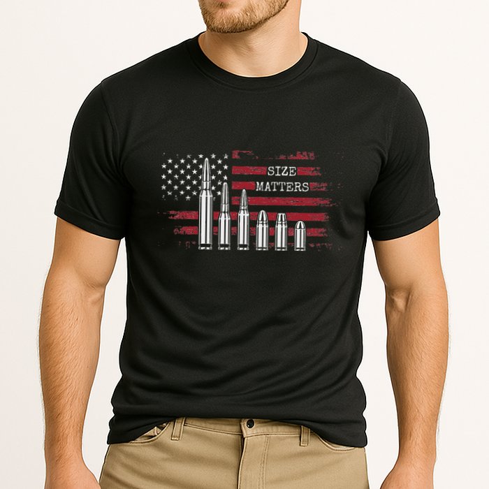 Ammo & Gun Lover  Size Matters Bullets & Caliber Performance Shirt