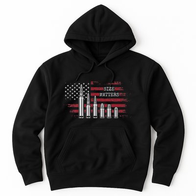 Ammo & Gun Lover  Size Matters Bullets & Caliber Hoodie