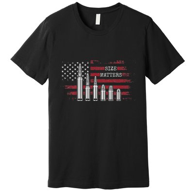 Ammo & Gun Lover  Size Matters Bullets & Caliber Premium T-Shirt