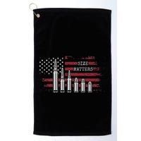 Ammo & Gun Lover  Size Matters Bullets & Caliber Golf Towel