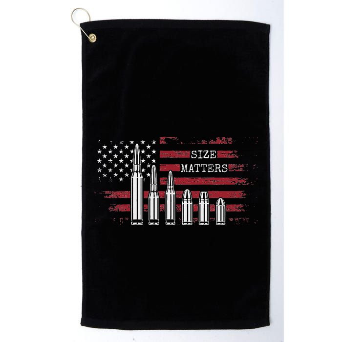 Ammo & Gun Lover  Size Matters Bullets & Caliber Golf Towel
