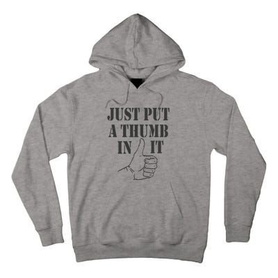 Ammo Gun Lovers Just Put A Thumb In It Tall Hoodie