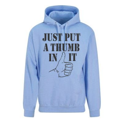 Ammo Gun Lovers Just Put A Thumb In It Unisex Surf Hoodie