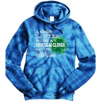 A Good Lawyer Is Like A Four Leaf Clover St Patricks Day Cool Gift Tie Dye Hoodie