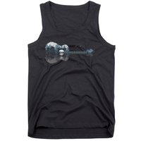 Acoustic Guitar Lake Sunset Guitarist Country Rock Music Tank Top