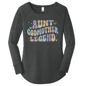 Aunt Godmother Legend Funny Godparent Women's Perfect Tri Tunic Long Sleeve Shirt