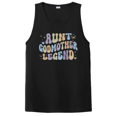 Aunt Godmother Legend Funny Godparent PosiCharge Competitor Tank